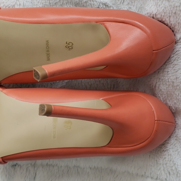 Mixx Shuz Aria Orange High Heels - Picture 6 of 10